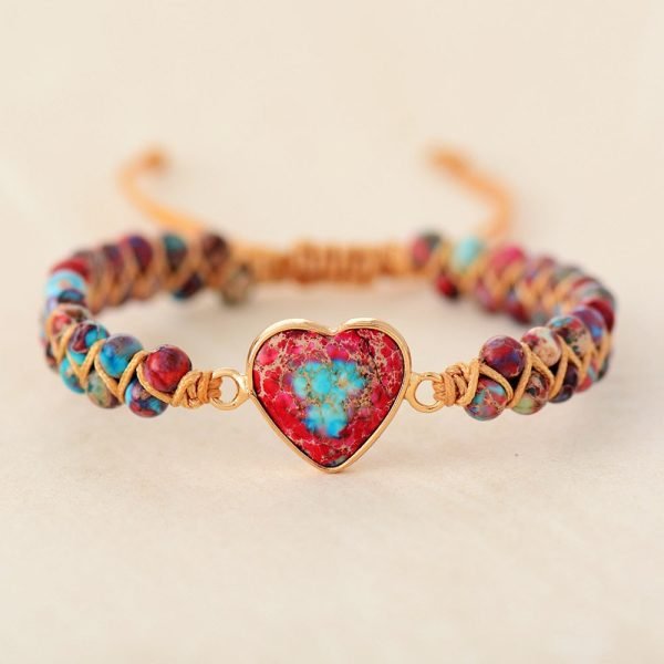 Passionate Heart Jasper Bracelet - 图片 3